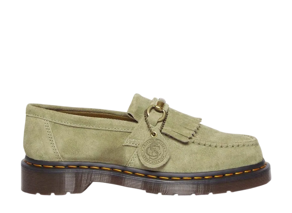 Dr.Martens Adrian Snaffle Desert Oasis Suede Loafer "Pale Olive"