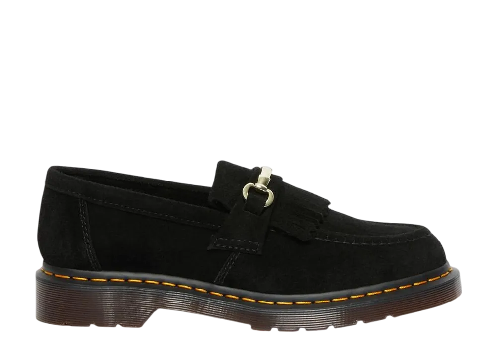 Dr.Martens Adrian Snaffle Suede Loafer "Black"