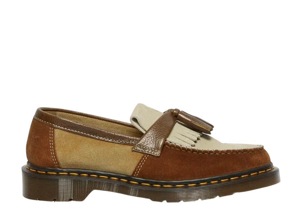 Dr.Martens Adrian Suede Tassel Loafer "Dark Tan"