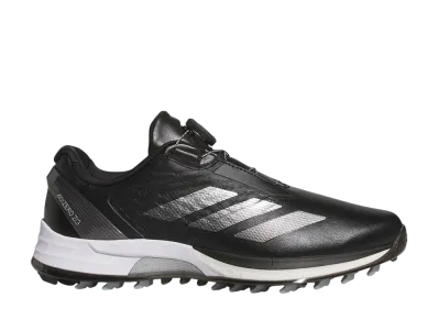 adidas Adizero ZG Lo Boa Spikeless Golf "Core Black/Silver Metallic/Iron Metallic"