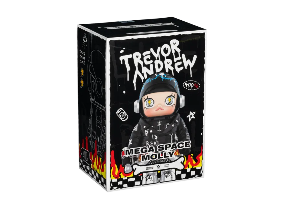 POP MART "MEGA COLLECTIONS" MEGA SPACE MOLLY 400% Trevor Andrew2.0