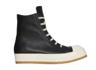 Rick Owens Women's FW25 Concordians Creep Sneakers "Black/Milk/Milk"