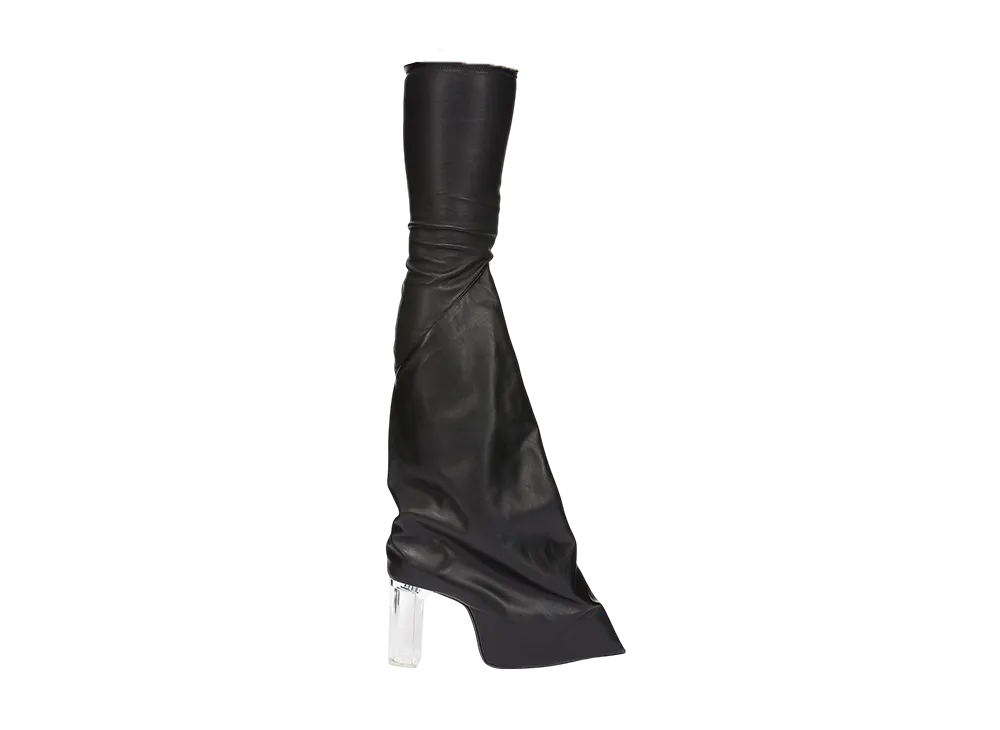 リックオウエンス ウィメンズ FW25 コンコルディアンズ タコ キス "ブラック/クリア"