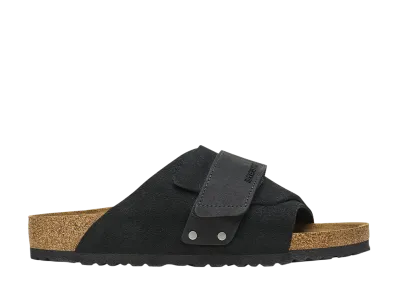 BIRKENSTOCK Kyoto Nubuck Suede Leather "Black"