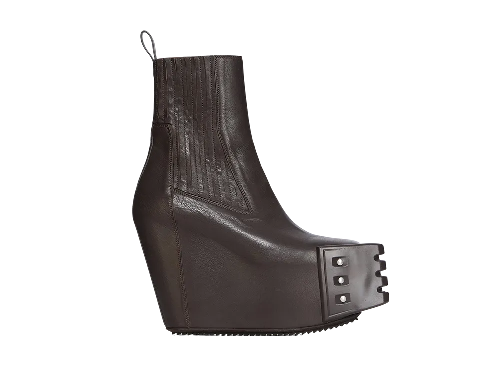 リックオウエンス ウィメンズ FW25 コンコルディアンズ グリルド ウェッジ ビートル "ダークダスト"