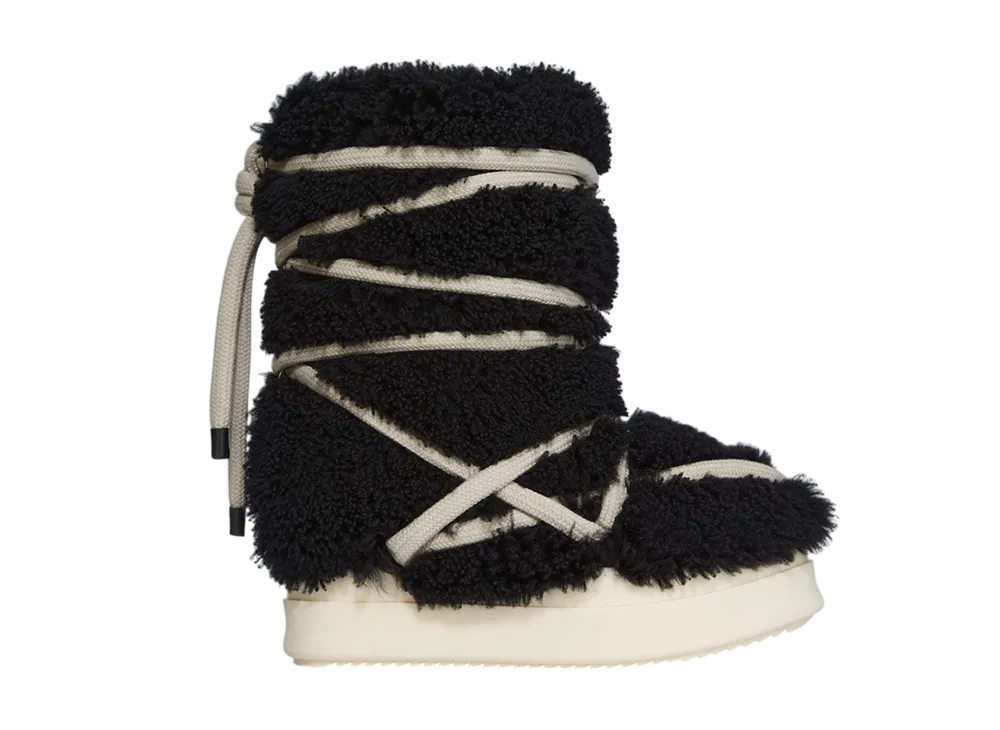 Rick Owens Women's FW25 Concordians Mega Bumper Lunar "Black/Milk"