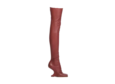 Rick Owens Women's FW25 Concordians Cantilever 11 Thigh High "Rosewood"