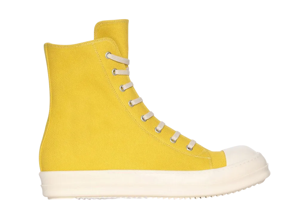 Rick Owens DRKSHDW Women's FW25 Concordians Sneaks "Lemon/Milk"