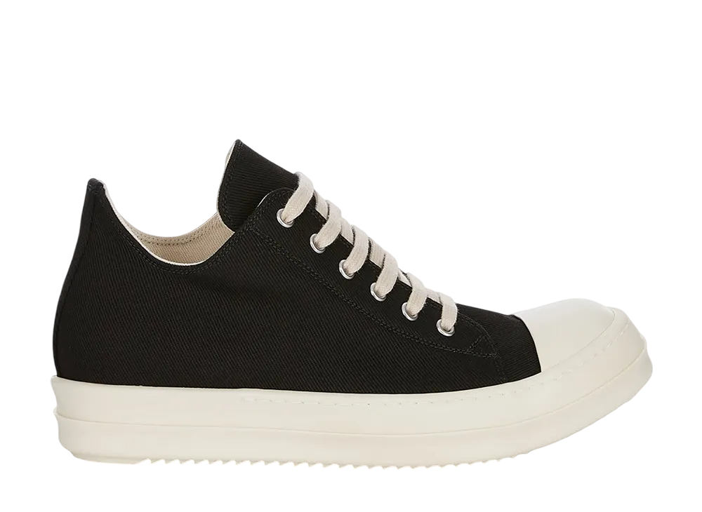 Rick Owens DRKSHDW Women's FW25 Concordians Low Sneaks "Black/Milk"
