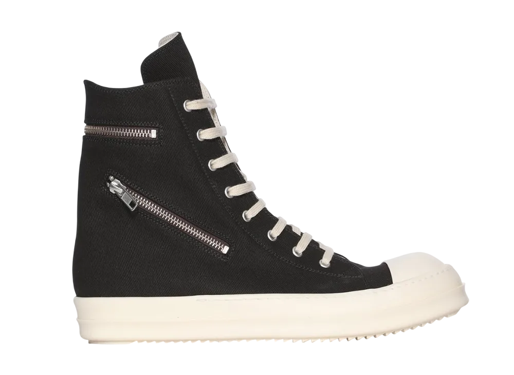 Rick Owens DRKSHDW Women's FW25 Concordians Cargo Sneaks "Black/Milk/Milk"