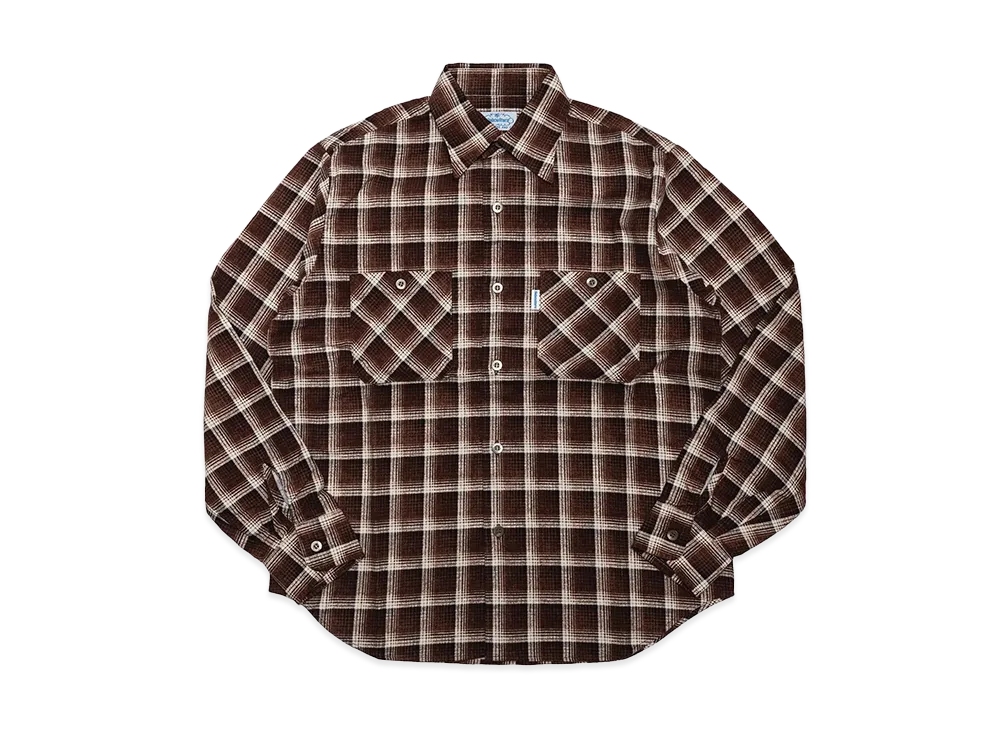 SubCulture Cotton Check Shirt "Brown Check"