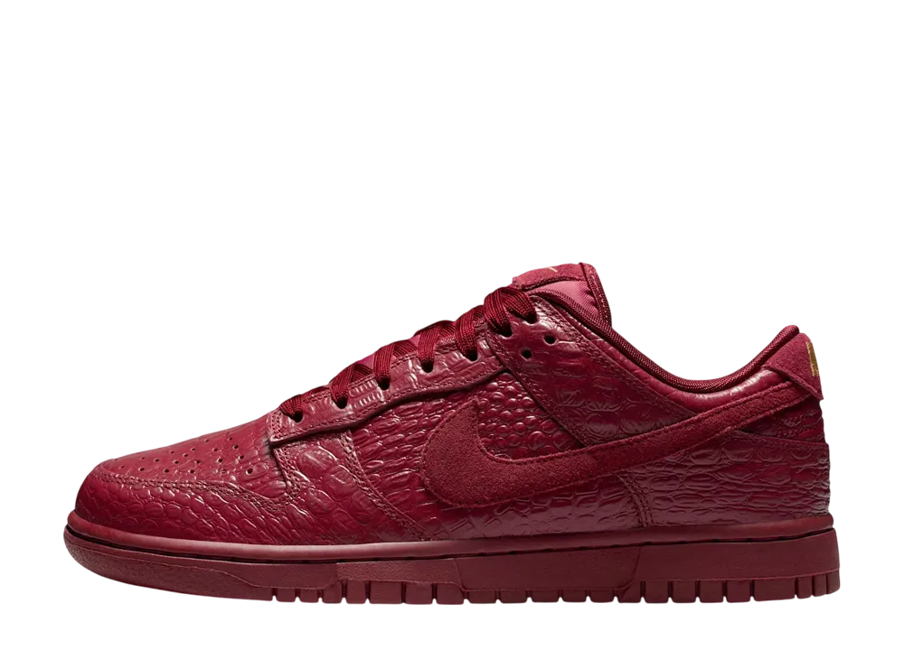 Nike Women's Dunk Low "Crocodile/Team Red"