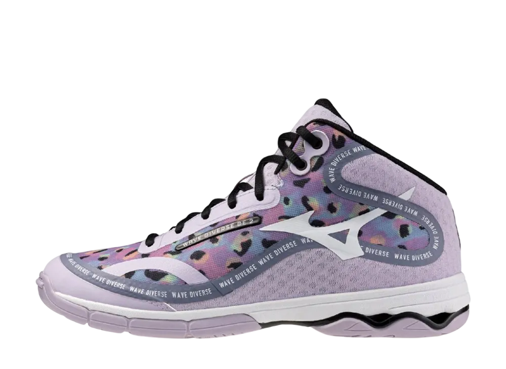 ミズノ ウエーブダイバース DE 2 Ltd "パープル/ホワイト"