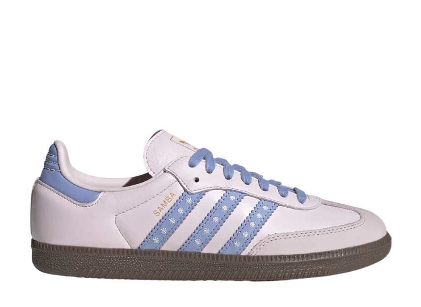 adidas Women's Samba OG "Almost Pink/Blue Spark/Gum" JR8822 | SNKRDUNK adidas Women's Samba OG "Almost Pink/Blue Spark/Gum" JR8822 | SNKRDUNK