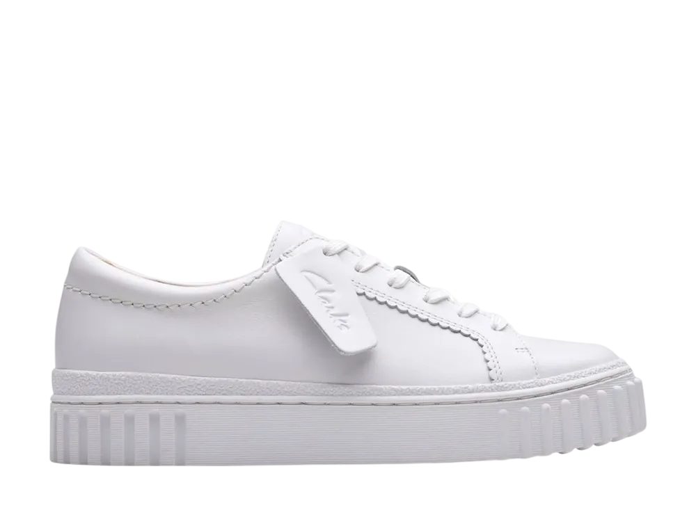 クラークス ウィメンズ メイヒルウォーク "ホワイトレザー"