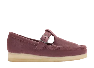 Clarks Women's Wallabee T Bar "Rose Brown Suede"