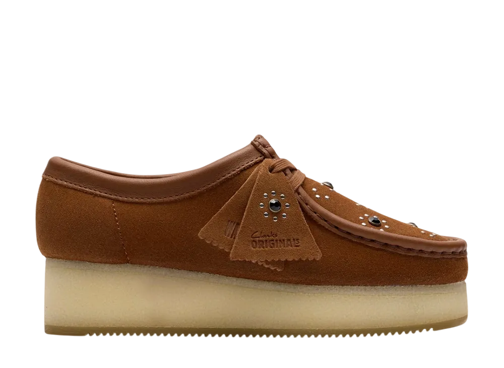 クラークス ウィメンズ ワラクラフトビー "ブラウン/オレンジスウェード"