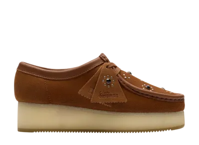 Clarks Women's Wallacraft Bee "Brown/Orange Suede"