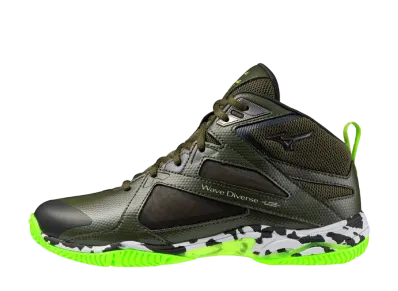 Mizuno Wave Diverse LG 5 Ltd "Khaki/Dark Grey/Light Green"