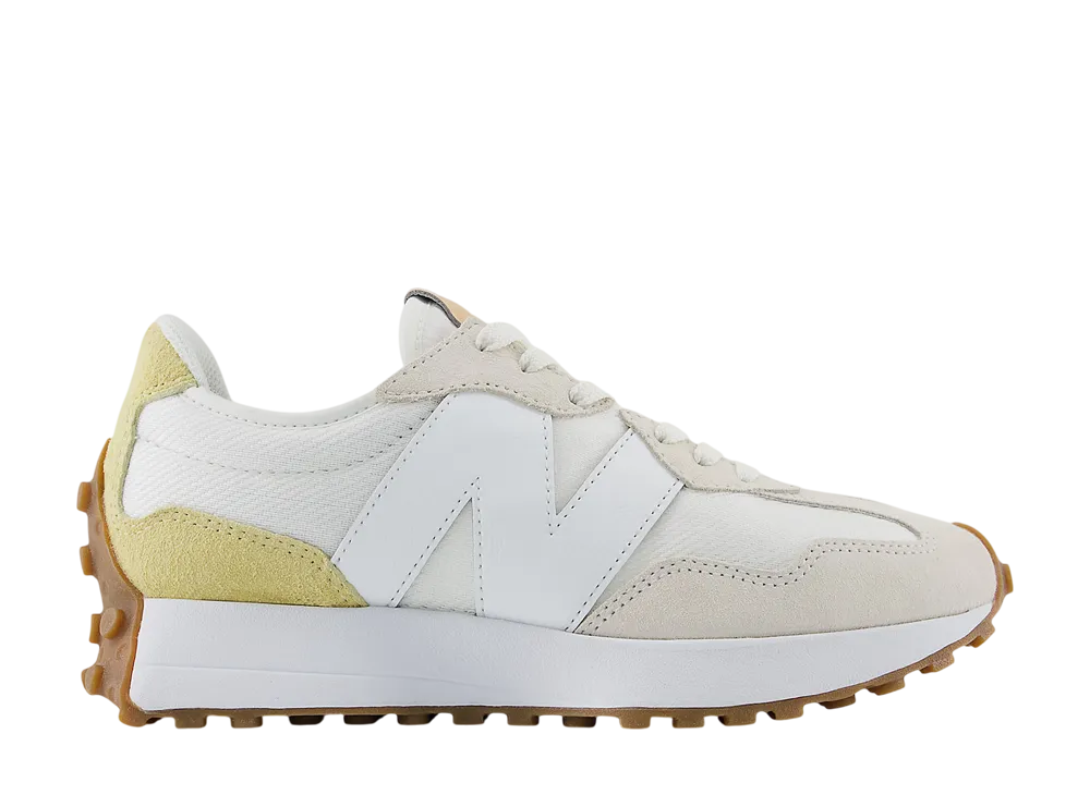 ニューバランス ウィメンズ 327 "ホワイト/イエロー"