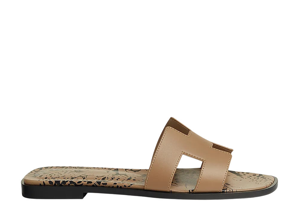 Hermes Women's Oran Sandal "Beige Argile"