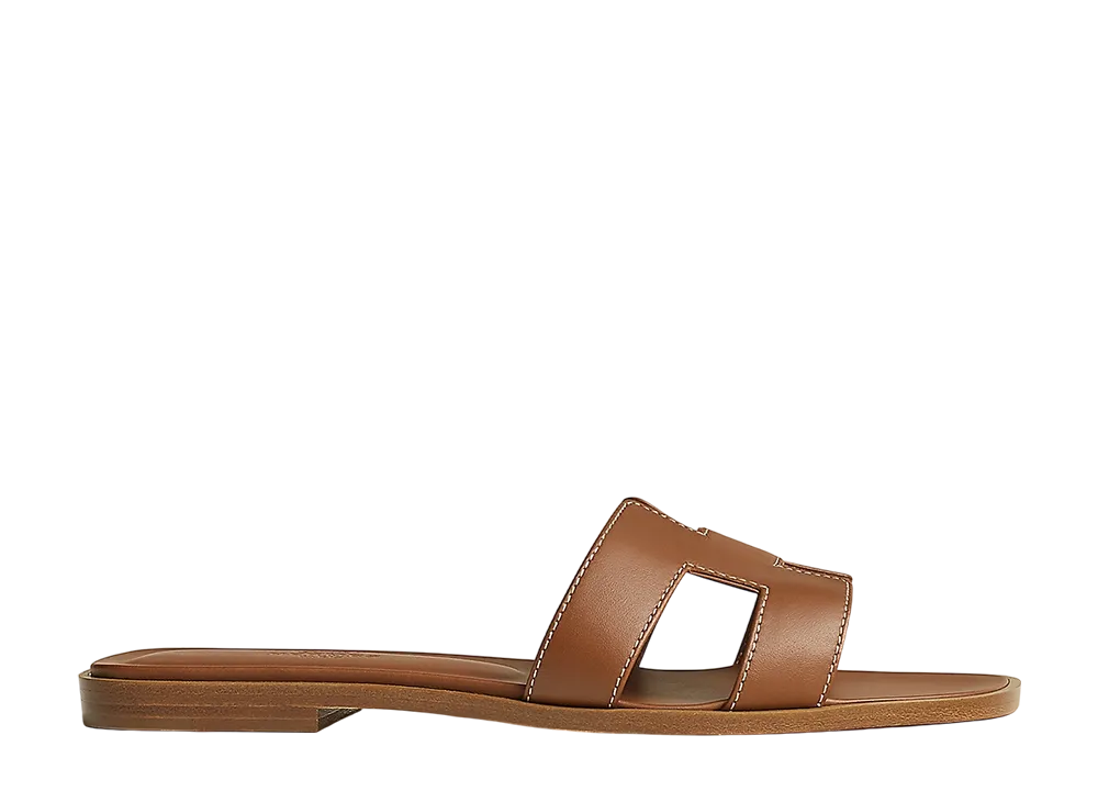 Hermes Women's Oran Sandal "Gold"
