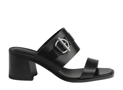 Hermes Women's Kute 60 Sandal "Noir"