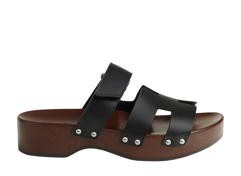 エルメス ウィメンズ コス サンダル "ノワール"