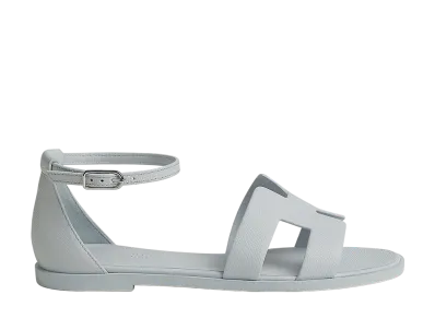Hermes Women's Santorini Sandal "Bleu Glacier"