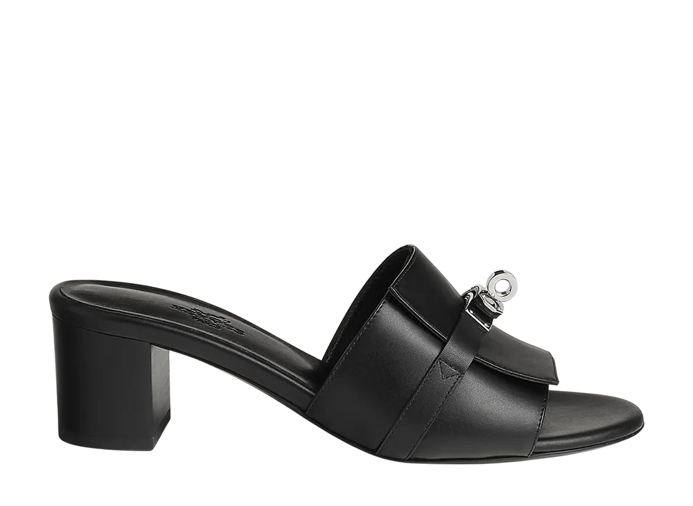 Hermes Women's Gigi 50 Sandal "Noir"