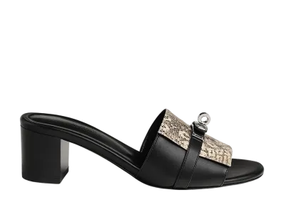 Hermes Women's Gigi 50 Sandal "Ombres/Noir"