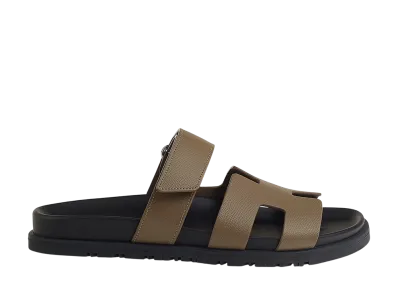 Hermes Women's Chypre Sandal "Etoupe"