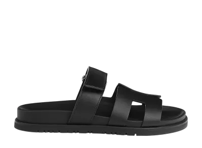 Hermes Women's Chypre Sandal "Noir"