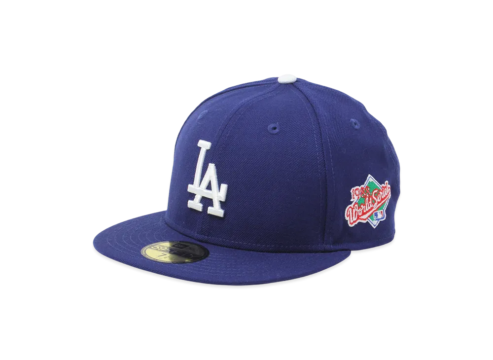 NEW ERA MLB World Series Wool Fitted 59Fifty Collection Los Angeles Dodgers "Royal"