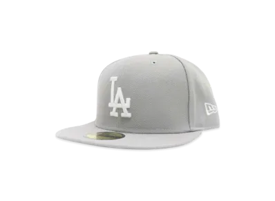NEW ERA 59Fifty Cap Baseball Cap Los Angeles Dodgers "Gray/White"