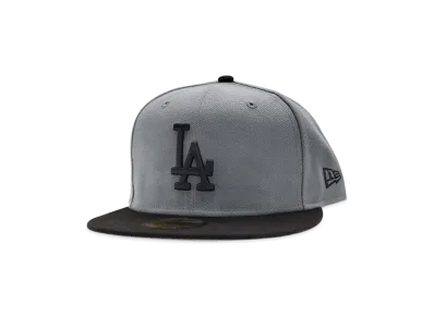 NEW ERA 59Fifty Cap Baseball Cap Los Angeles Dodgers "Gray/Black"