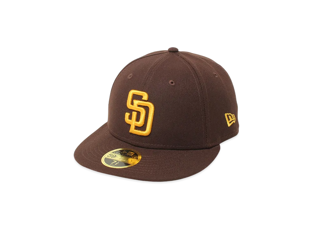 NEW ERA MLB On-Field Low Profile 59Fifty Authentic Collection San Diego Padres "Brown"