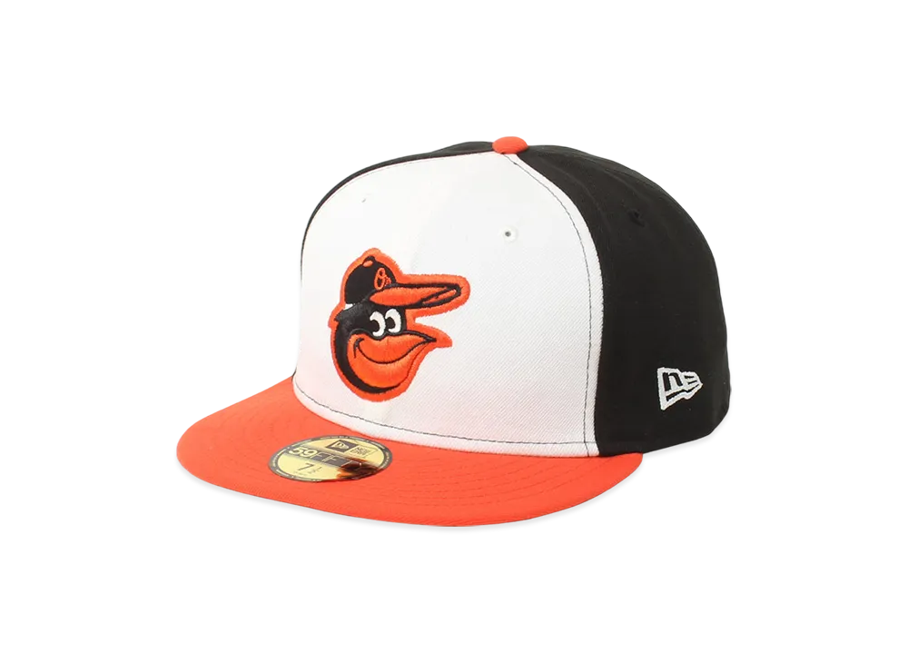 NEW ERA Acperf 59Fifty Baltimore Orioles "Navy/White"