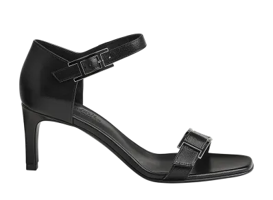 Hermes Women's Judy 70 Sandal "Noir"
