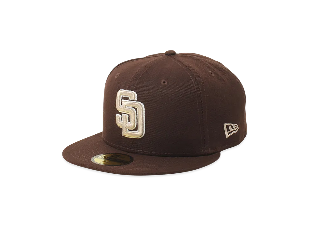 NEW ERA MLB On-Field 59Fifty Authentic Collection San Diego Padres "Brown"