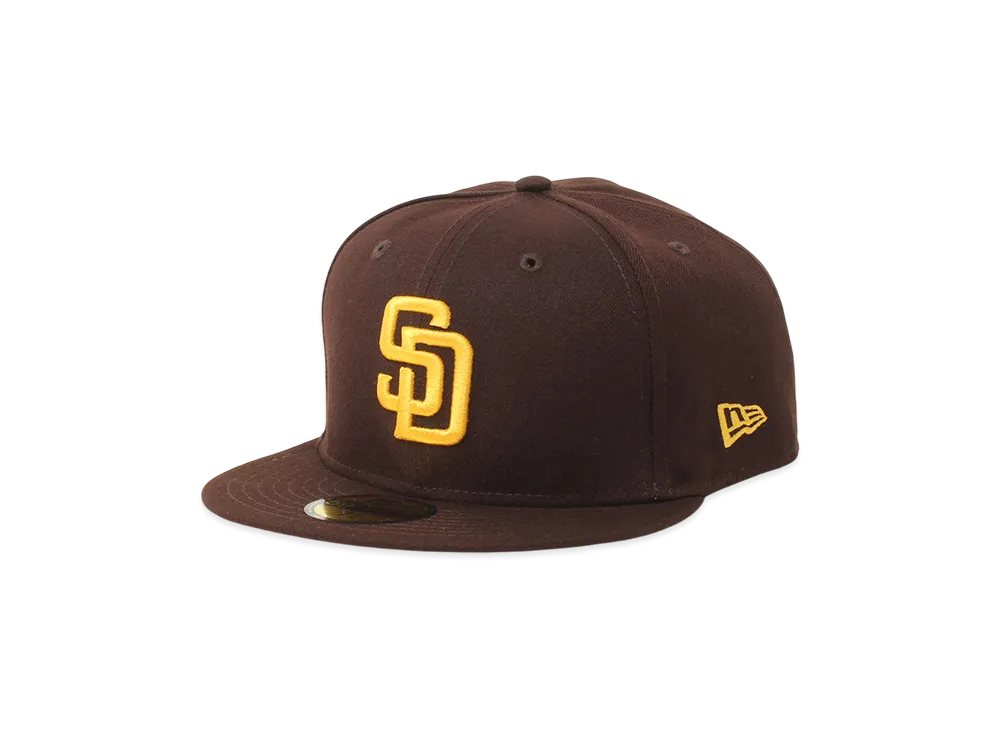 NEW ERA MLB On-Field 59Fifty Authentic Collection San Diego Padres "Brown"