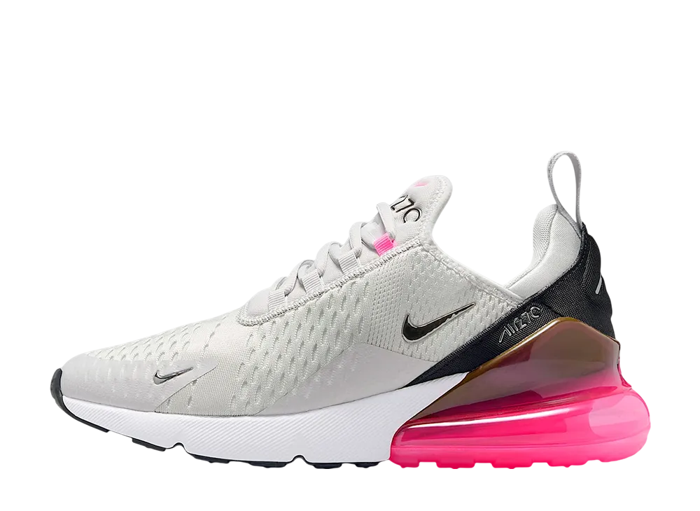 Nike Women's Air Max 270 "Photon Dust/Hyper Pink/White/Metallic Silver"