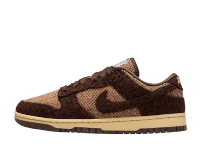 ハリスツイード × ナイキ ウィメンズ ダンク ロー "セサミ/バイオレットミスト"