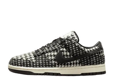 ハリスツイード × ナイキ ウィメンズ ダンク ロー "ブラック/ファントム"