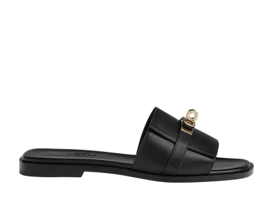 Hermes Women's Giulia Sandal "Noir"