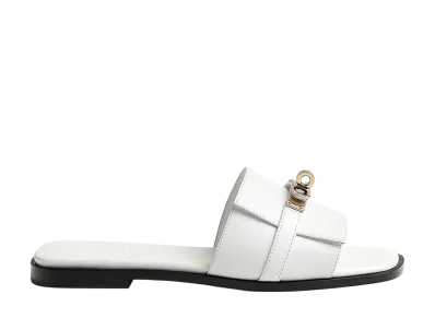 Hermes Women's Giulia Sandal "Blanc"