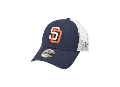 NEW ERA MLB Cooperstown Trucker 9Forty Collection San Diego Padres "Navy"
