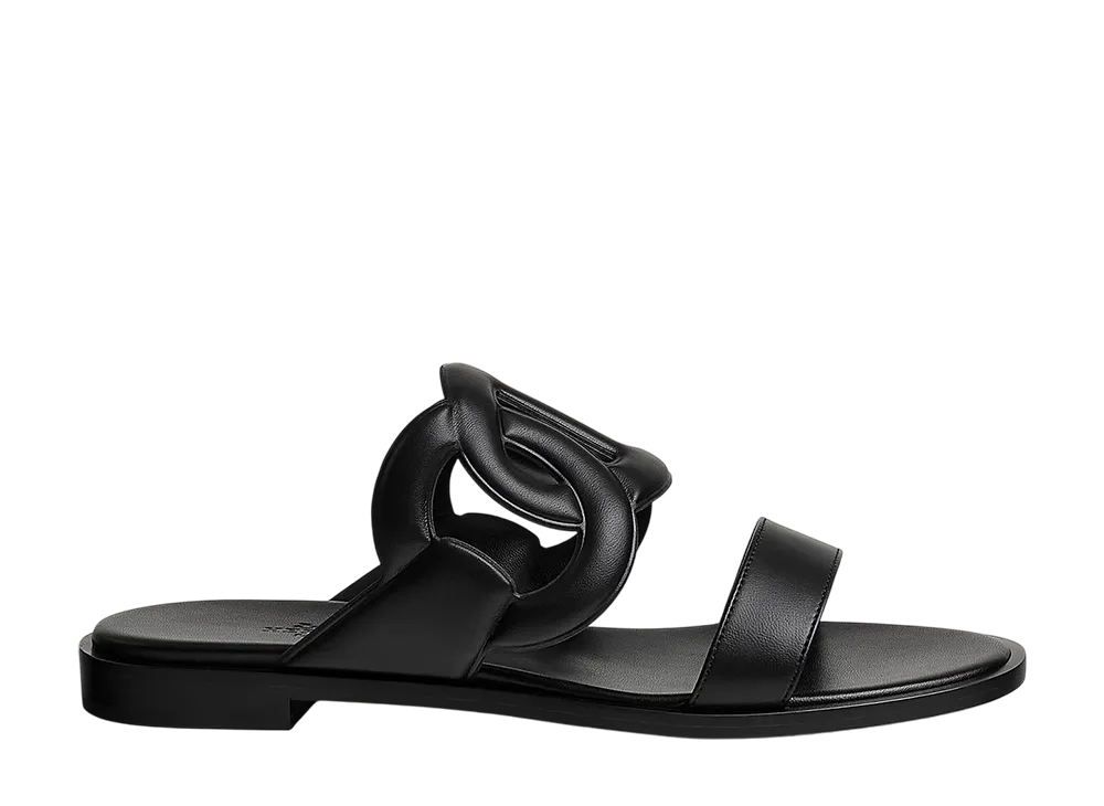 エルメス ウィメンズ ラグーヌ サンダル "ノワール"