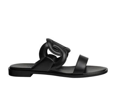 Hermes Women's Lagune Sandal "Noir"