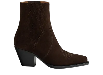 Hermes Women's Vegas Ankle Boot "Ecorce"